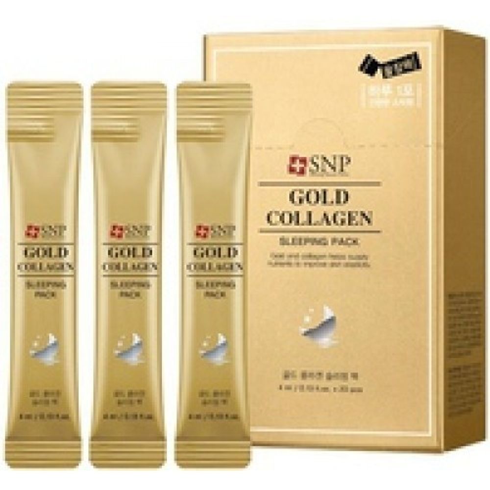 SNP GOLD COLLAGEN Sleeping Pack