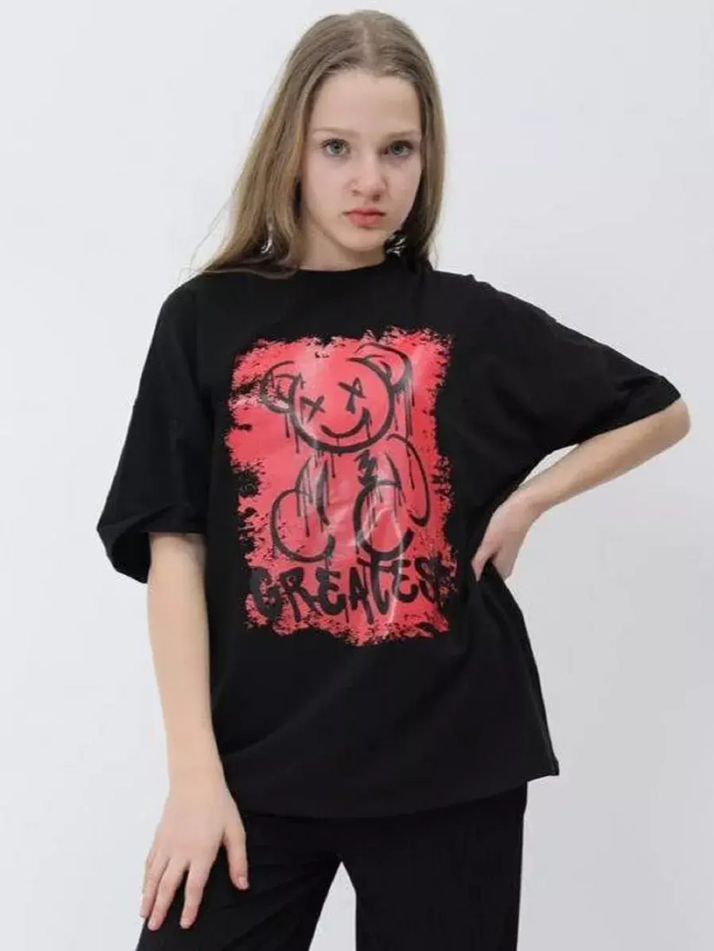 Футболка - оверсайз для подростка новинка.