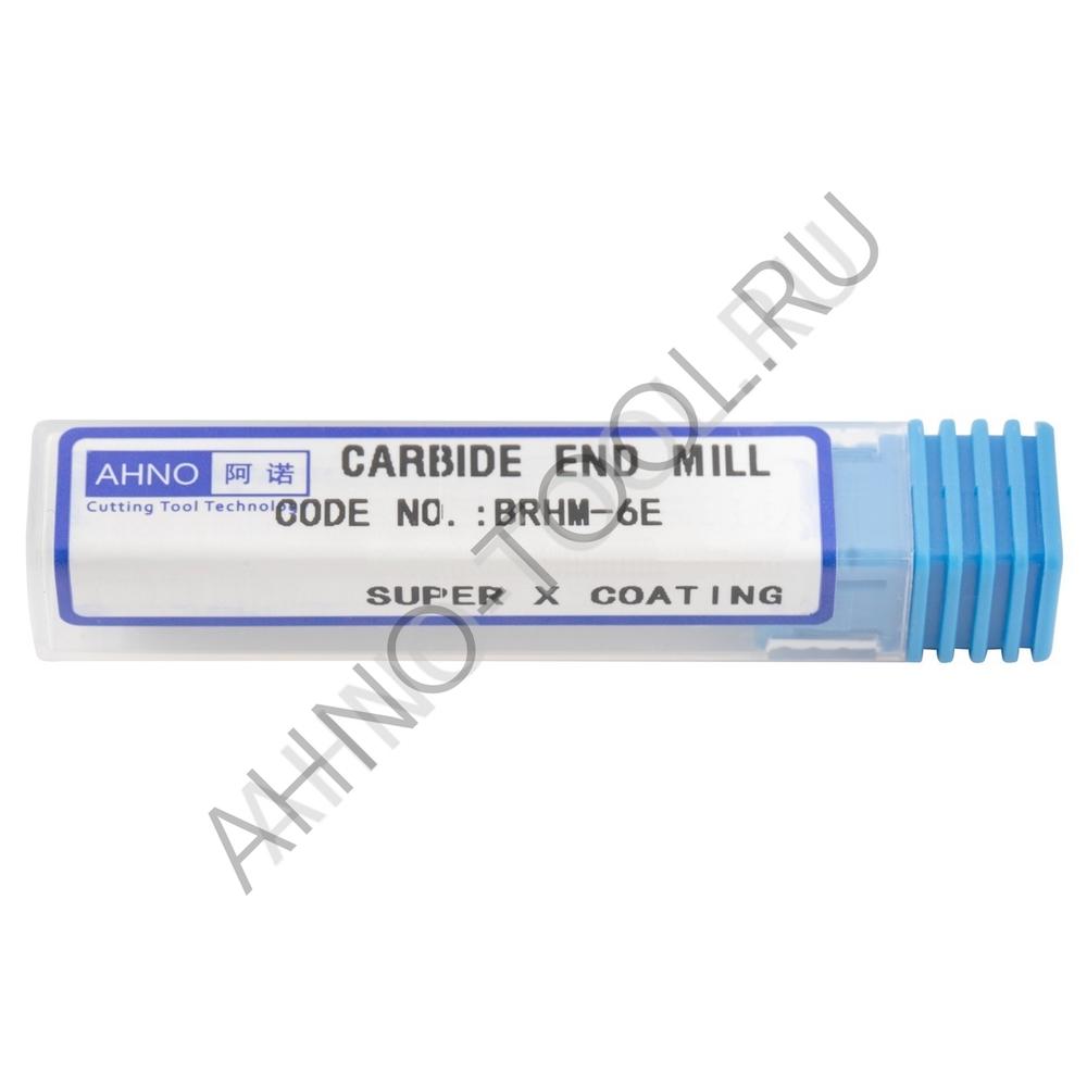 Фреза твердосплавная   8мм (L=60, l=20, хв=8) Z6 45° по закаленной стали BRHM-6E-D8.0 HRC65 AHNO