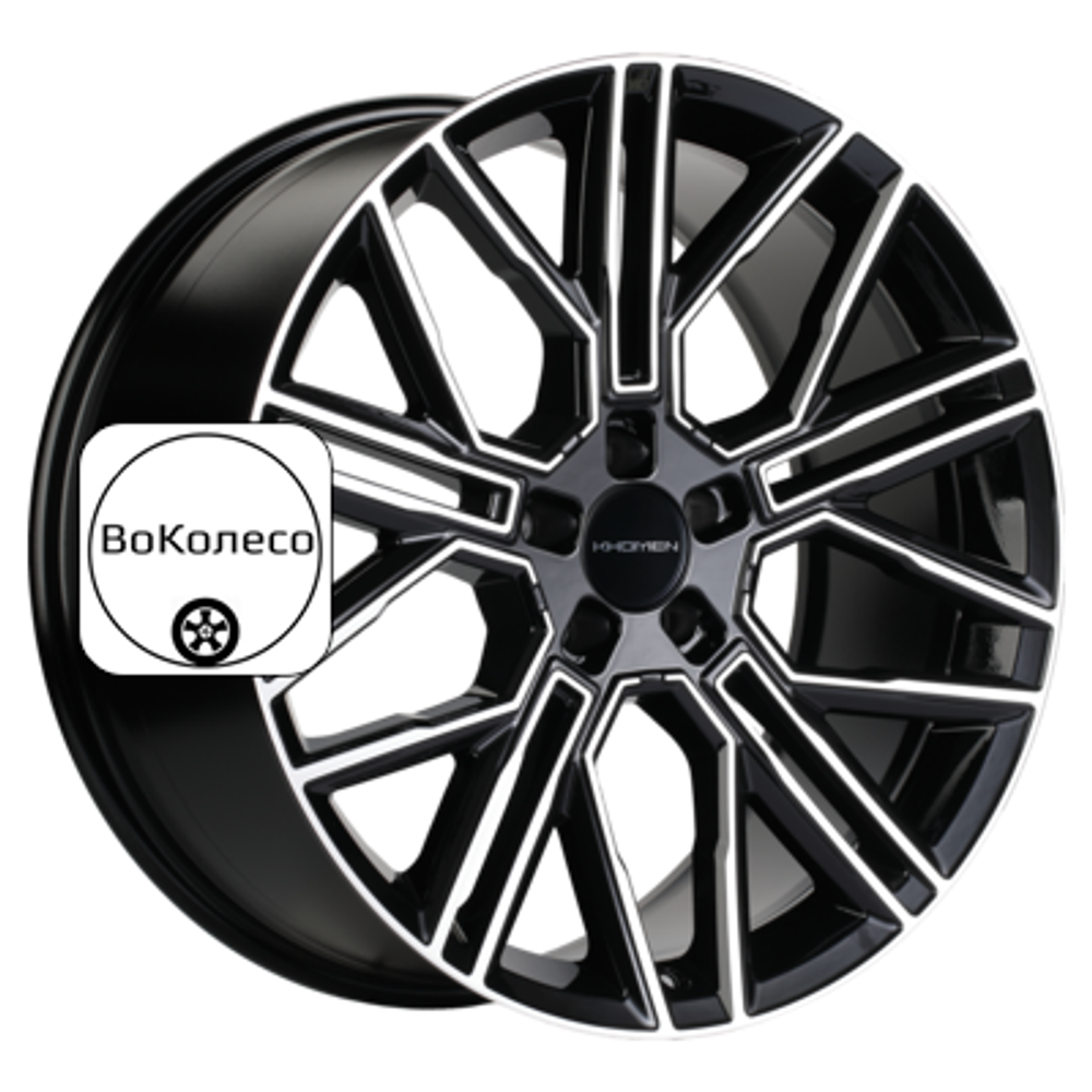 9,5x21/5x114,3 ET30 D66,1 KHW2101 (Infiniti) Black-FP Khomen Wheels