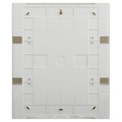 Корпус пластиковый навесной ЭРА TREND ЩРН-П-24 IP41 прозрачная крышка белый | Корпуса пластиковые