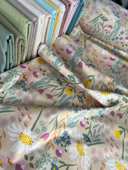 Поплин premium «Ромашки»