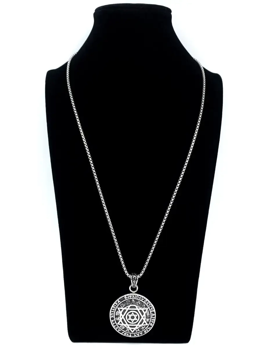 Магический кулон оберег амулет Печать Соломона на цепочке