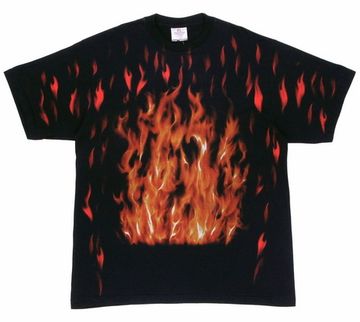 Футболка Огонь 2 ( языки пламени )