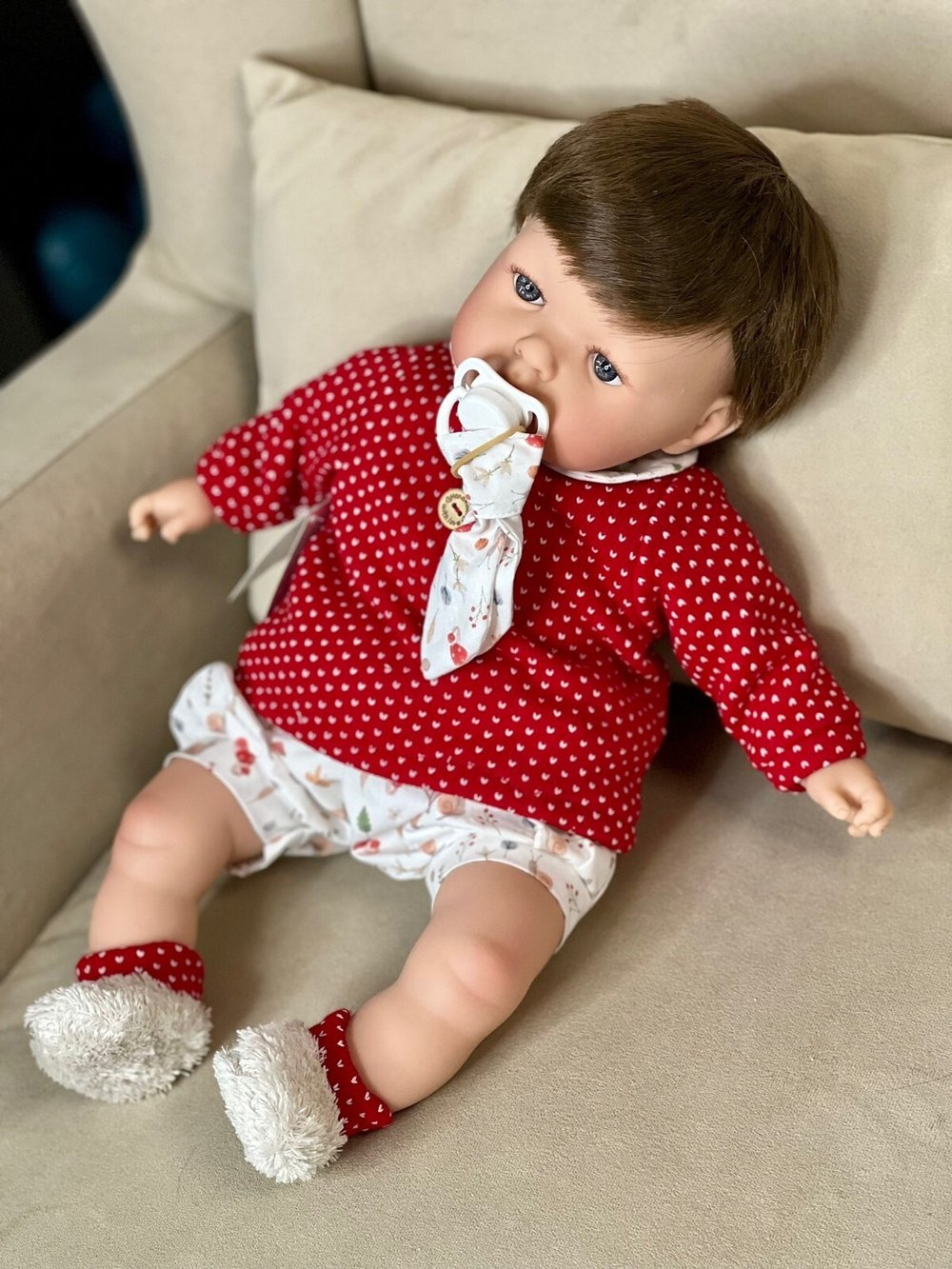 Кукла Nines 45см Lucas мягконабивная, в пакете (N1830K)