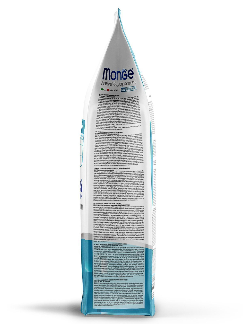 Гипоаллергенный корм Monge Monoprotein для котят и беременных кошек (утка), 1,5 кг