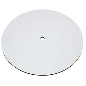 Подложка ЛХДФ 3мм с отверстием под ось Д16 белая