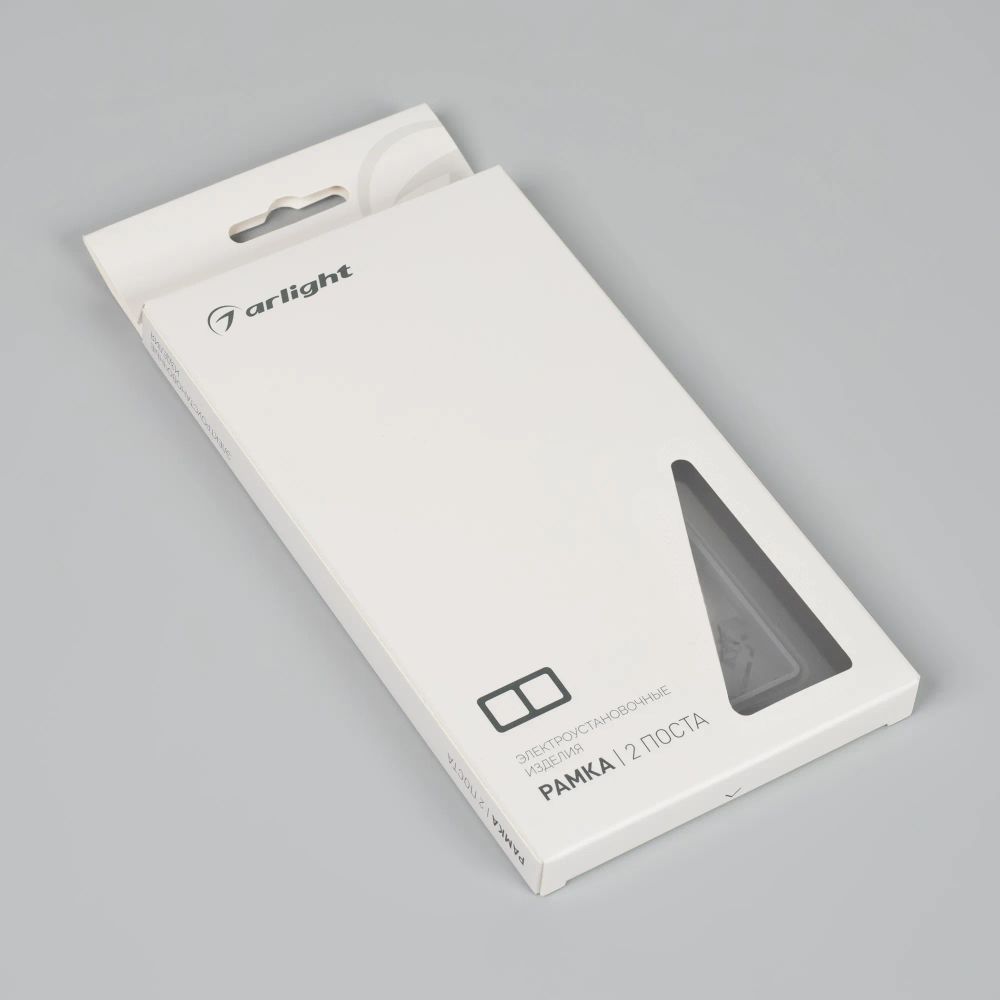 Рамка стеклянная FRM-OMALI-GS-2-GR (Arlight, -) 049694