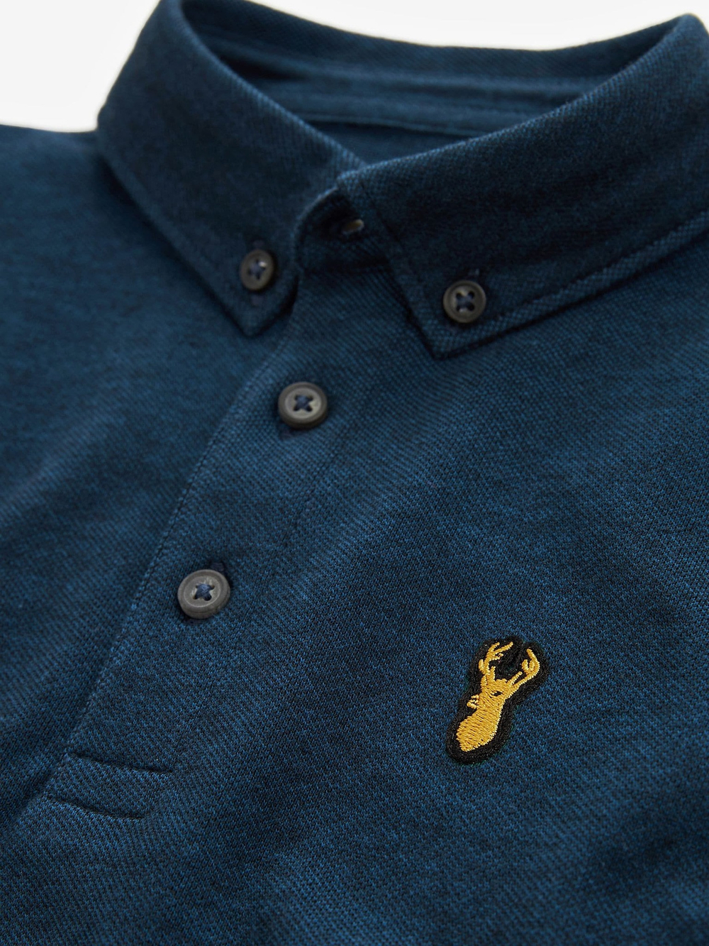 Поло с длинным рукавом для мальчика Next 393-232, Темно-синий