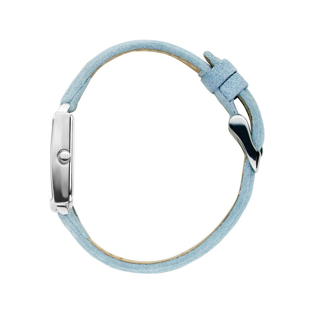 Часы MIAMI Silver Light Blue Suede Danish Design