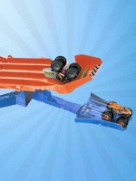 Автотрек трек Хот Вилс Монстр Трак Разгром в спуске JFR07