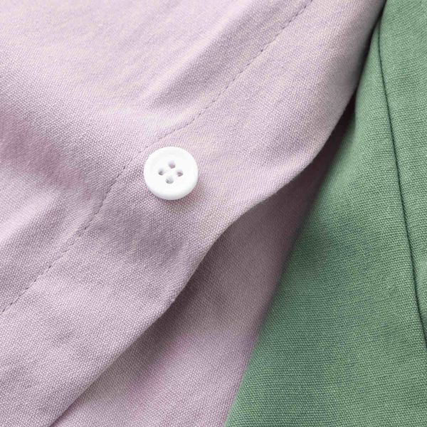 Сорочка Puff лиловая/темно-зеленая - фото 8