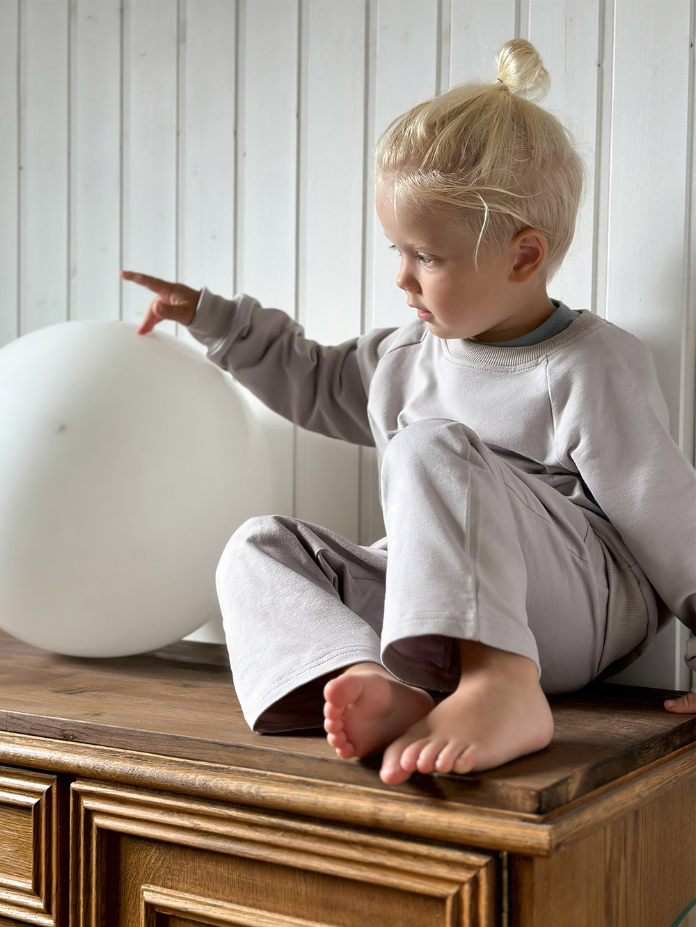 Брюки прямые Mjölk White Sand