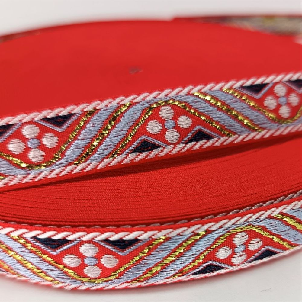 Тесьма жаккард люрекс, ш. 1,5 см