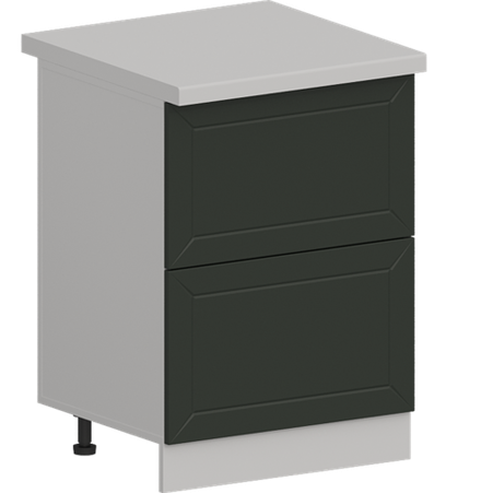 Кухня Модуль ШН2Я 600 Ликата / Насыщенно-зеленый