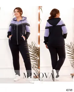 Костюм 8-280-синий-лаванда Minova