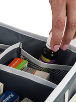 Аптечка домашняя 34х34х16 (серая)