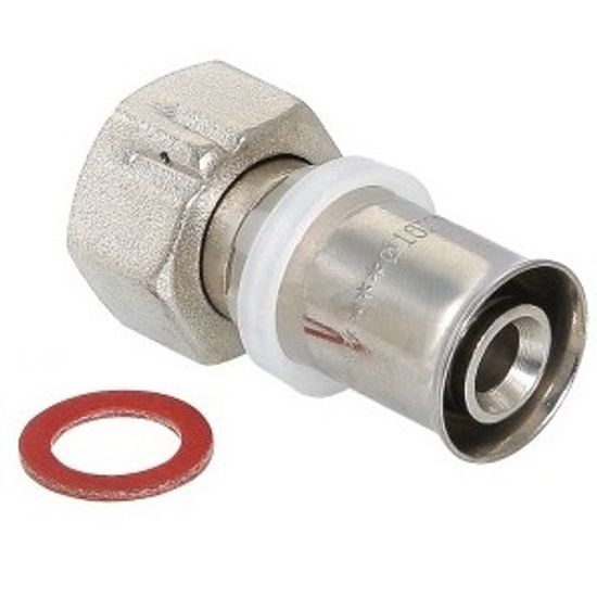 Пресс-фитинг VALTEC 20х3/4" с накидной гайкой (арт. VTm.222.N.002005)
