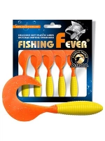 Мягкая приманка твистер FishingFever ARGO 6,0cm,2,0g,уп 6 шт