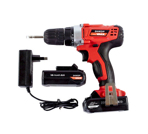 Аккумуляторный шуруповерт Энкор VDS-10/14,4LS 510017