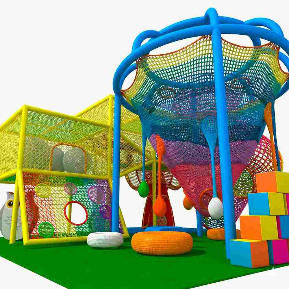 Детский верёвочный парк «Вверх-Тормашками» 8×8×4 м