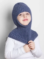 Балаклава для детей вязаная демисезонная