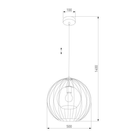 2552 / подвесной светильник / Universo