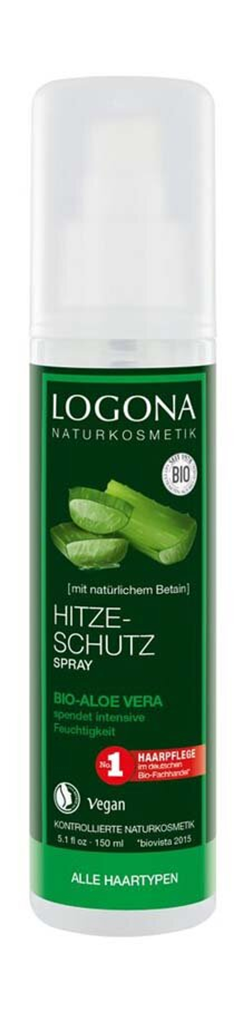 Спрей для защиты от влаги и тепла Logona, 150 мл