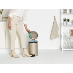 Brabantia NewIcon Контейнер для мусора Gold Metalic, 12 л.