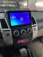 Магнитола для Mitsubishi L200, Pajero Sport 2006-2016 - FarCar DX094M монитор 9.5" IPS на Android 13, 4+64Гб, CarPlay