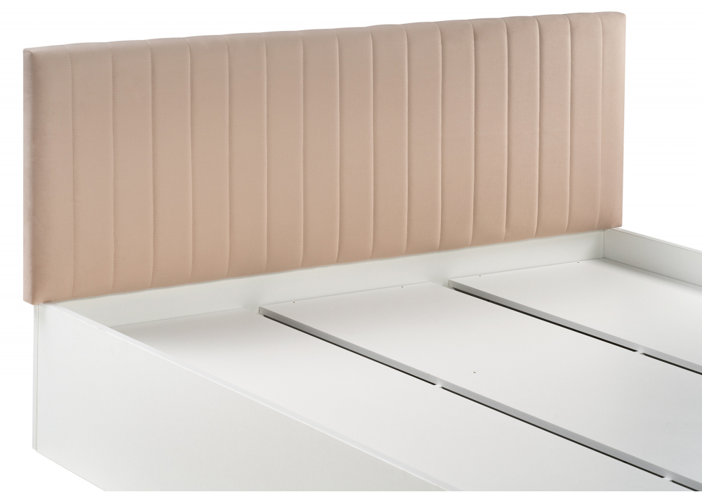 Кровать Woodville Briton 160х200 с настилом белая