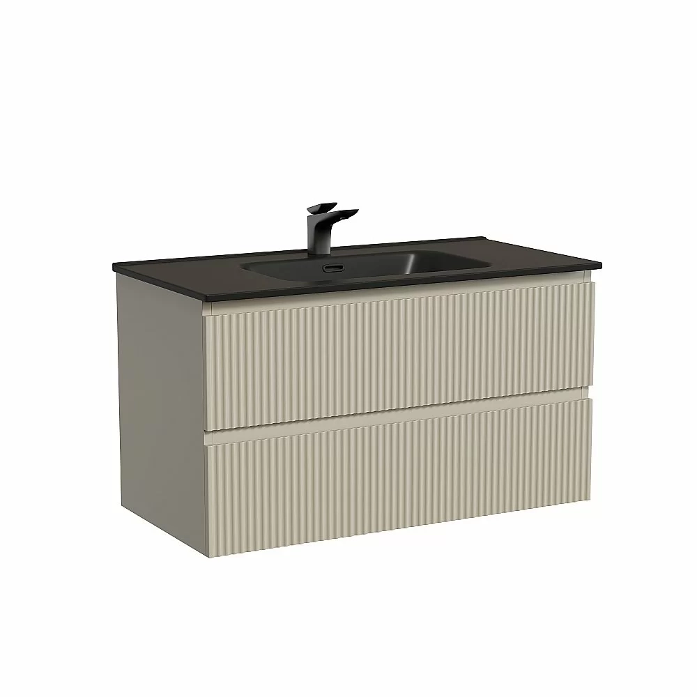 Тумба с раковиной Sancos Snob R SNR90CE/CN7002MB Beige Soft