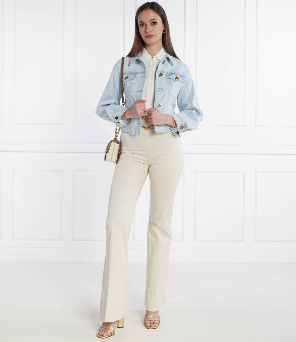 Джинсовая куртка BOB GIUBBINO Pinko - голубой(100585 A1MV)