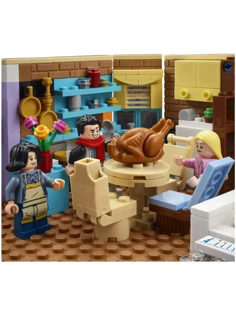 Конструктор Квартиры героев сериала Друзья 2048 деталей