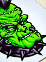 Наклейка - Зомби панк