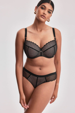 Черный бюстгальтер Chita на каркасах с чашками на тонком поролоне (Размер: 75G) (Цвет: черный)