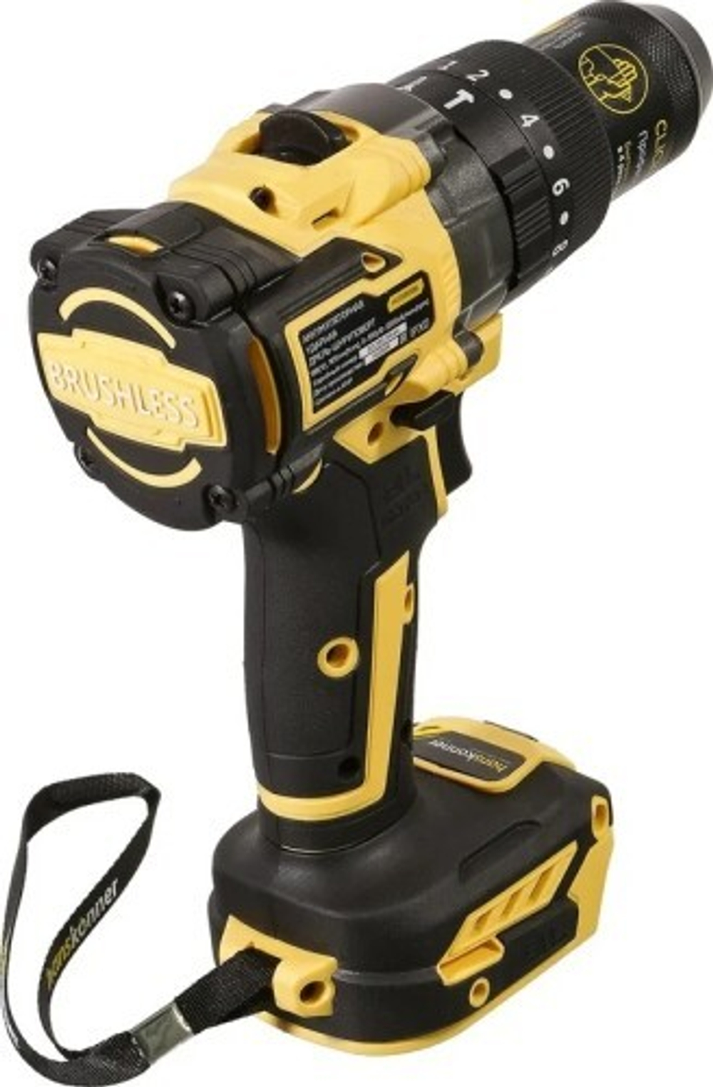 Дрель-шуруповерт аккумуляторная HANSKONNER HCD18165BL PLATINUM, без АКБ и ЗУ