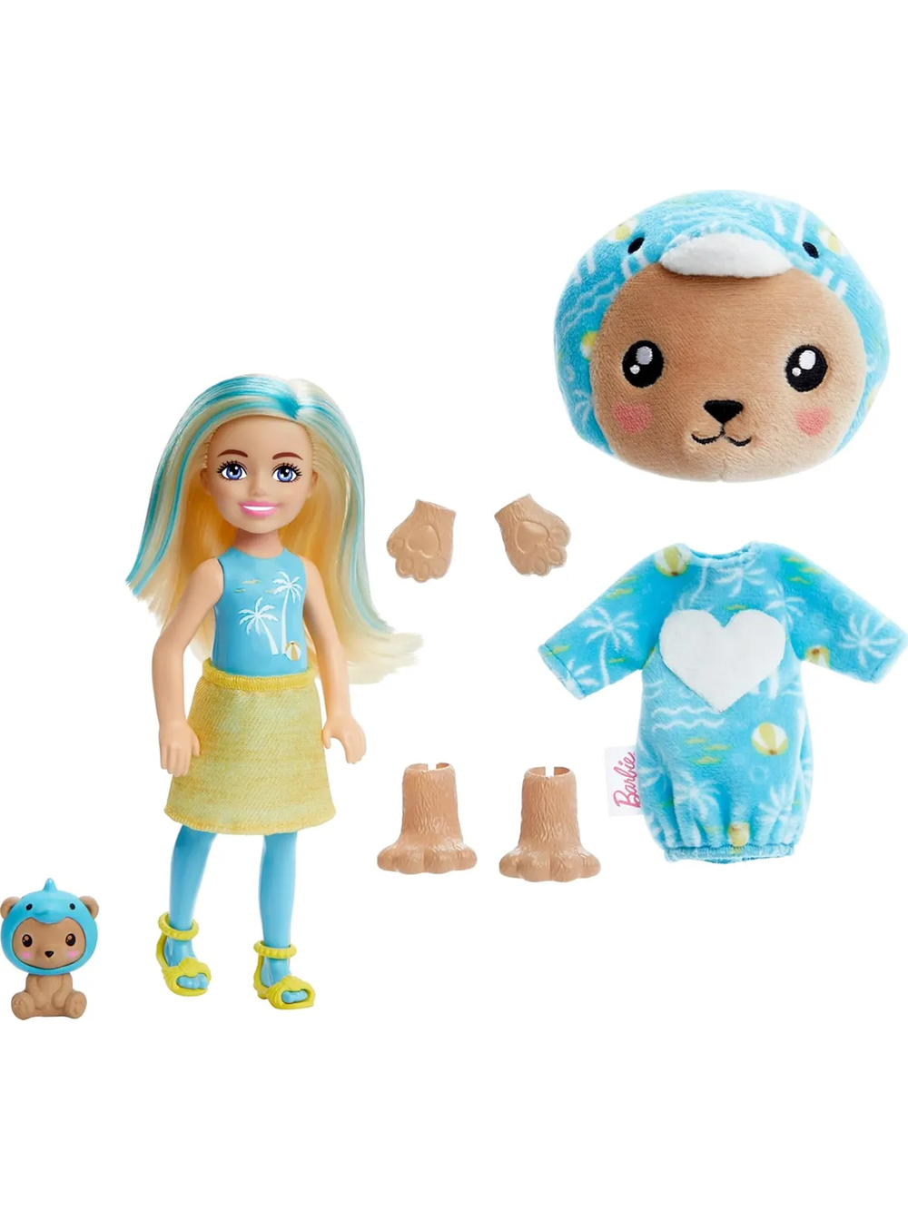 Кукла Barbie Cutie Reveal Mini Челси Медвежонок HRK30