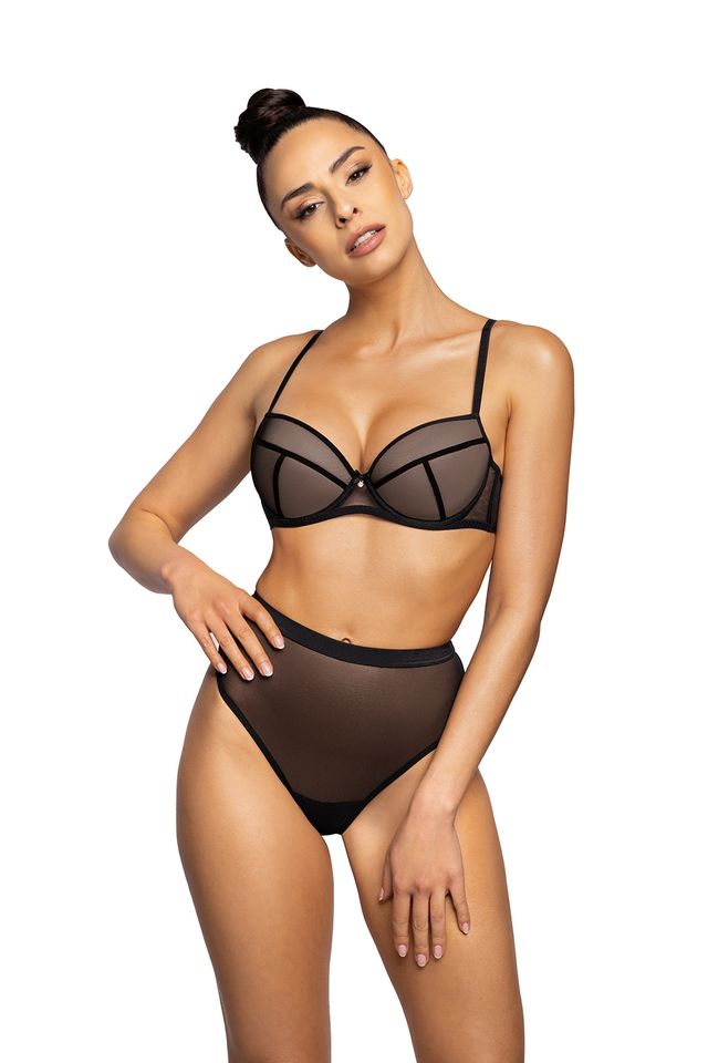 Изящный черный бюстгальтер Aggie