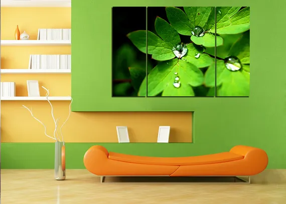 Модульная картина "Утренняя роса"