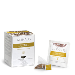 Чайный напиток травяной Althaus Rooibush Vanilla Toffee в пирамидках, 15 шт