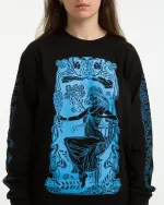 Лонгслив Postaments Damsel черный