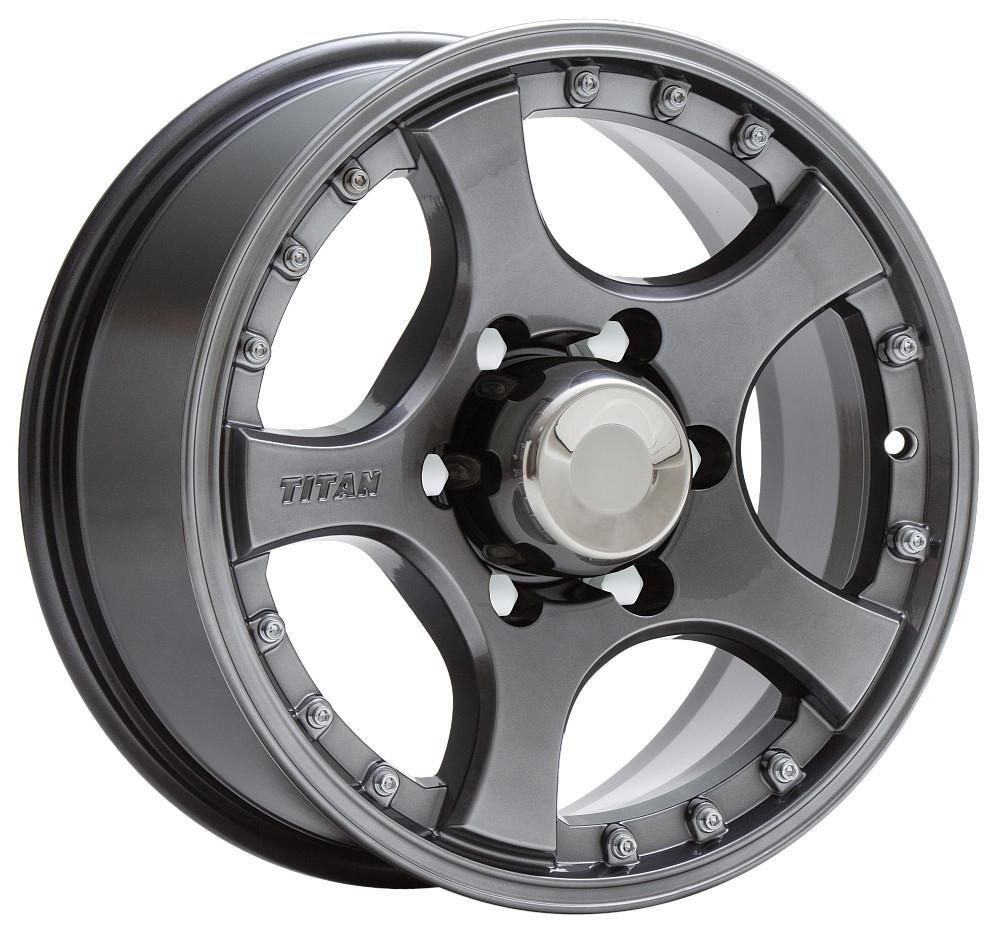 Скад Титан 7x16 5x139.7 ET 35 Dia 109.7 (титановый)