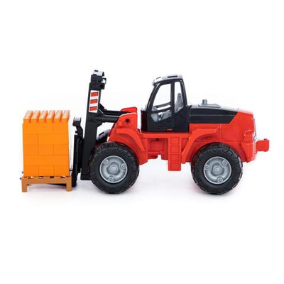 Машина Кран+констр. Супер-Микс 30эл. сетка (Полесье)