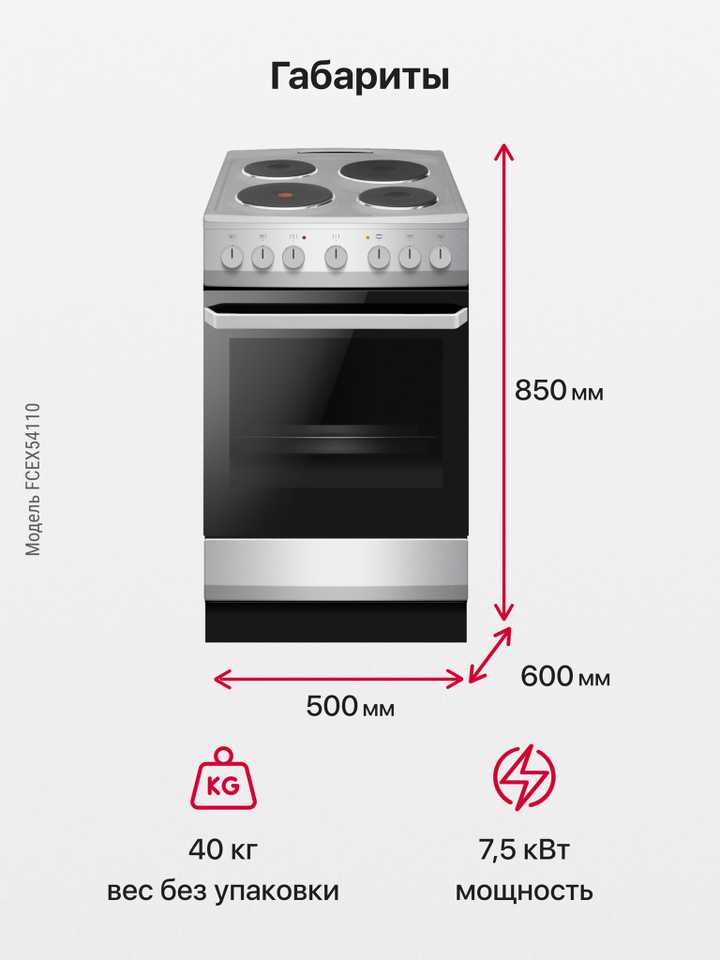 Электрическая плита Hansa FCEX54110