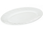 Блюдо овальное 20см*14см WHITE (50235)
