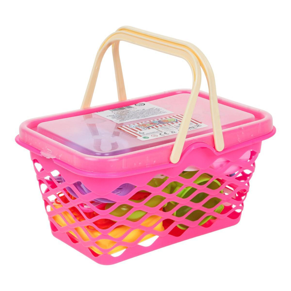 Набор посуды, корзинка 7062-28