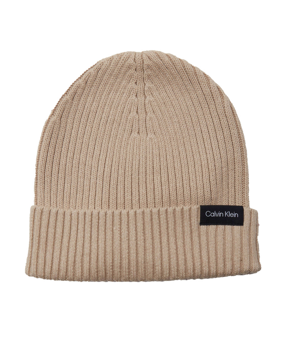 Шапка CLASSIC RIB BEANIE Calvin Klein - бежевый(K50K510982)