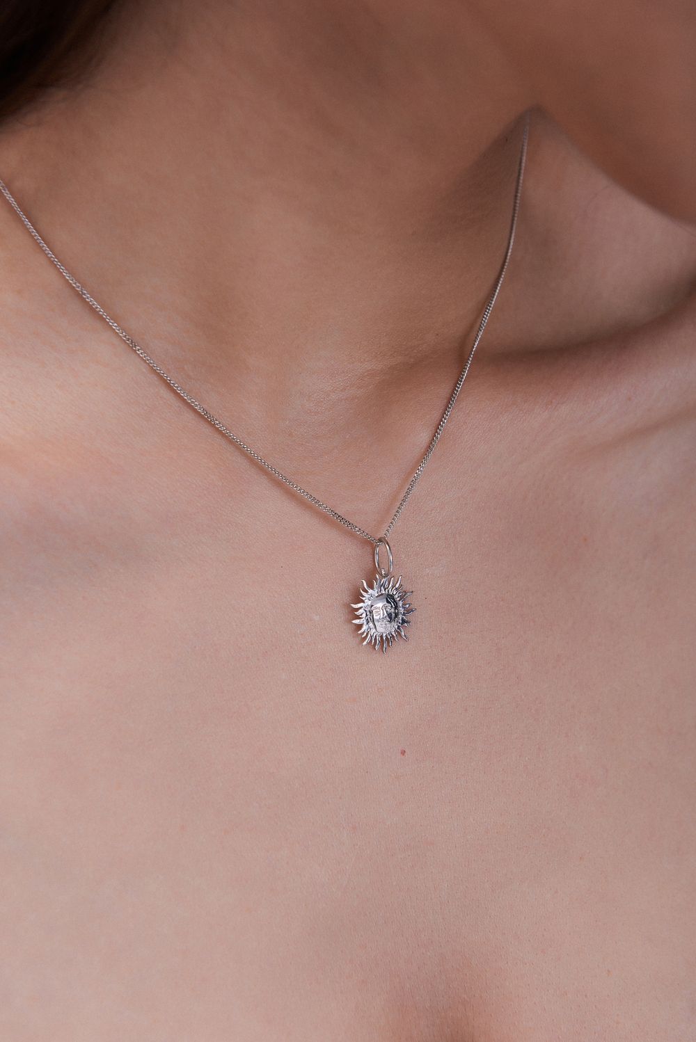 Подвеска Сияй малая родий La Lune