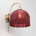 Citilux Базель CL407313 Бра с бордовым абажуром и выключателем